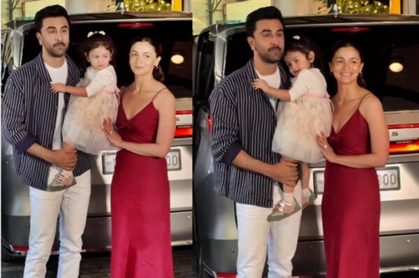 Alia and Ranbir’s Little Raha Gives a Sweet Kiss to the Camera at a Special Family Gathering