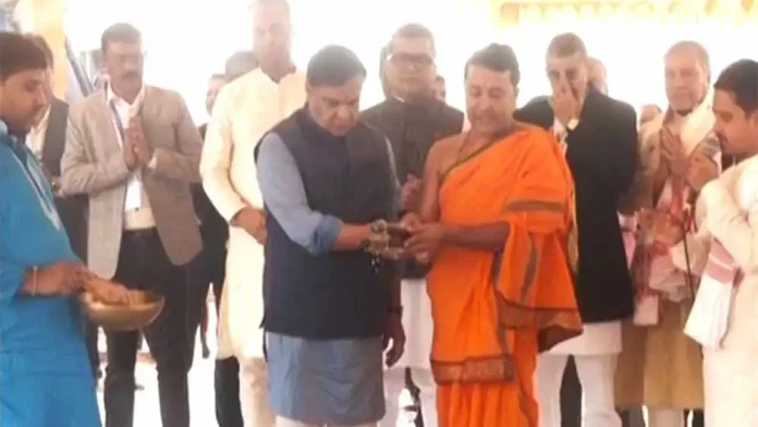 Himanta performs ‘bhumi pujan’ for 12.2-km bridge over Brahmaputra