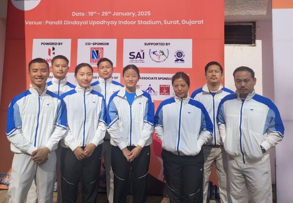 The Nagaland Table Tennis Team